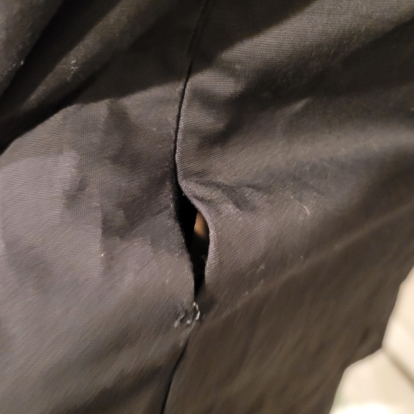 Modcloth Black Soda Fountain Dress by Petalo Sz Small Read Sm Hole  Miss Belt - Picture 5 of 6